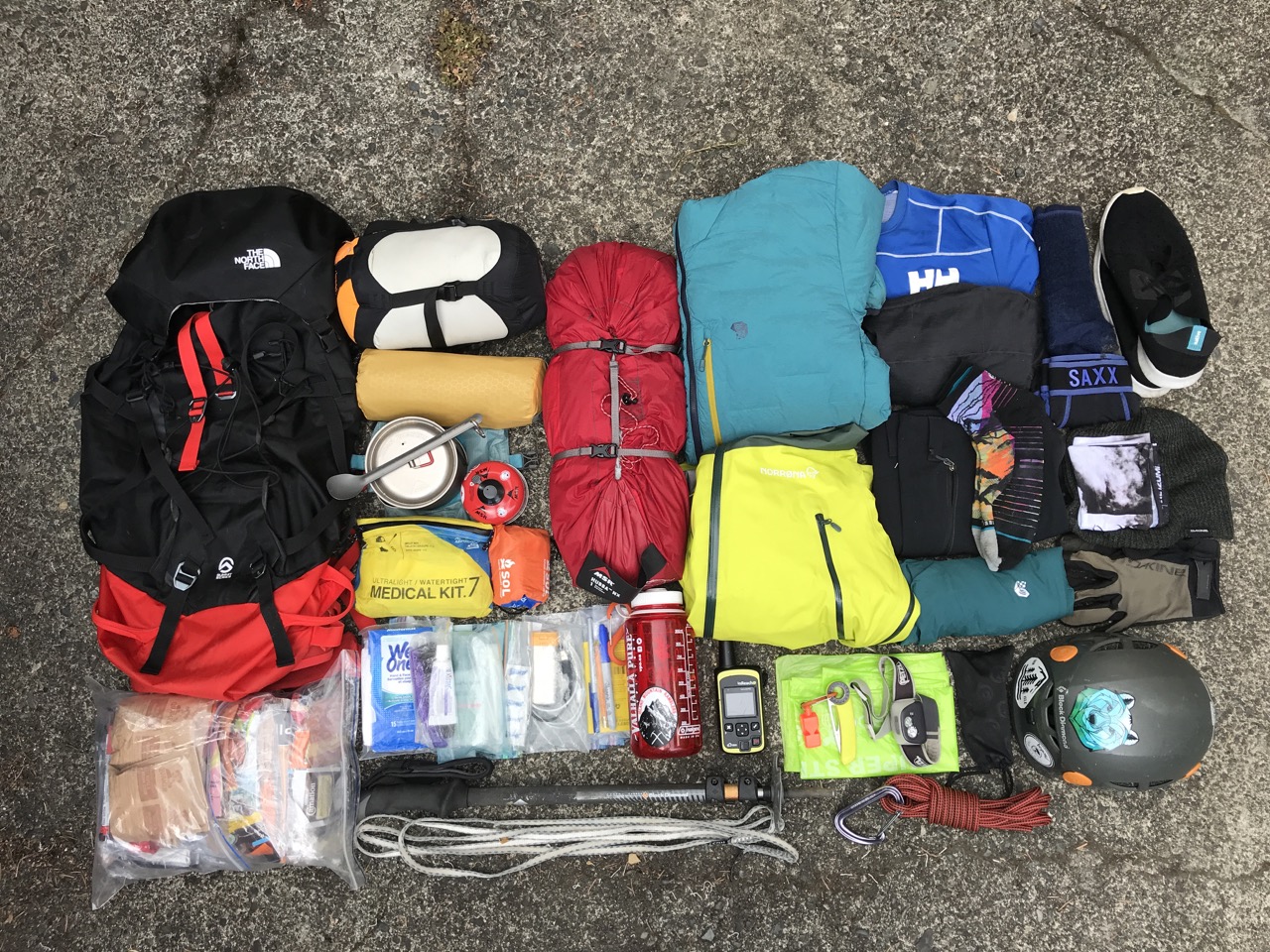 Backpacking Gear List for 3-5 Day Trip - Backpacking Gear List  3 Day 3 Season IMG 1048